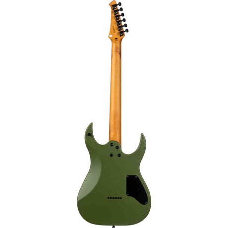 Spira S-400 MGR LH Linkshandige Elektrische Gitaar HH Villain Humbuckers Roasted Poplar Dark Green