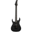 Spira S-407 MBK LH Linkshandige 7-String Elektrische Gitaar HH Villain Humbuckers Roasted Poplar Satin Black 26.5 inch