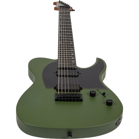 Spira T-407 MGR 7-snarige T-Style Gitaar Groen