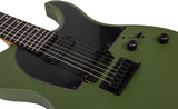 Spira T-407 MGR 7-snarige T-Style Gitaar Groen