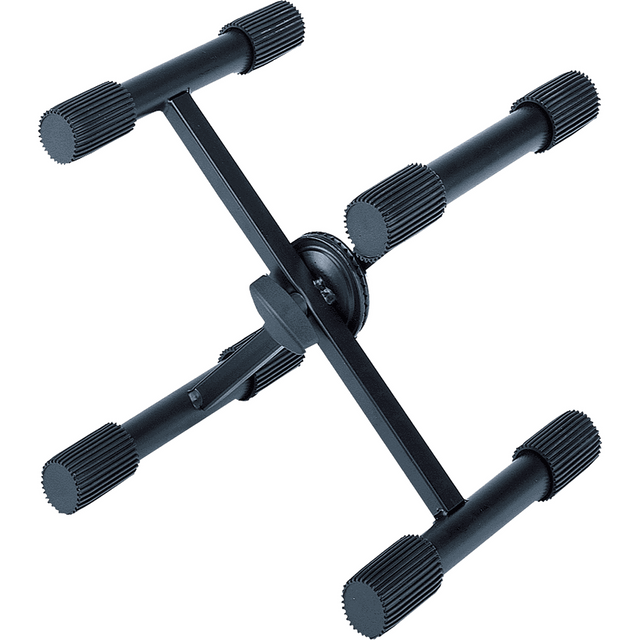 QUIKLOK QL322 Kleine Keyboardstandaard – X-vorm, Tafelmodel, Staal, Zwart