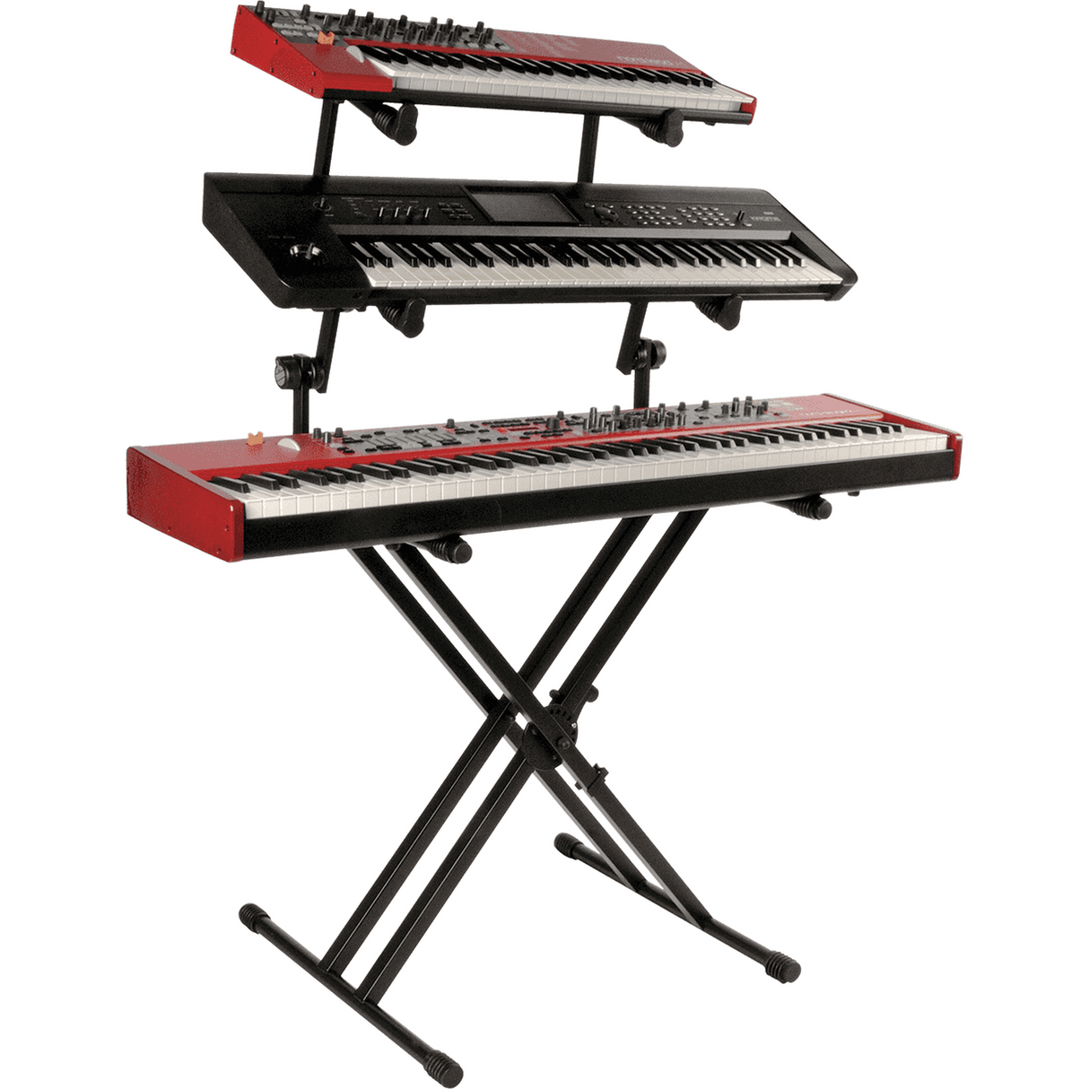 QUIKLOK QL623 Performer Keyboardstandaard – Dubbele X, 3 Niveaus, Verstelbaar, max. 120 kg