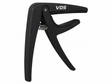 VDS GTC-85 zwarte capo met veer voor akoestische en elektrische gitaar