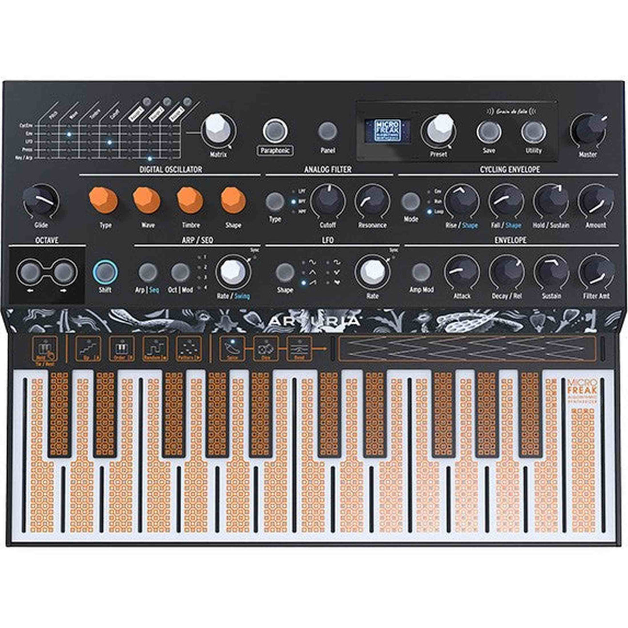 Arturia MicroFreak – synthesizer met 25 touch-toetsen, parafonie, mod matrix en Plaits-engine