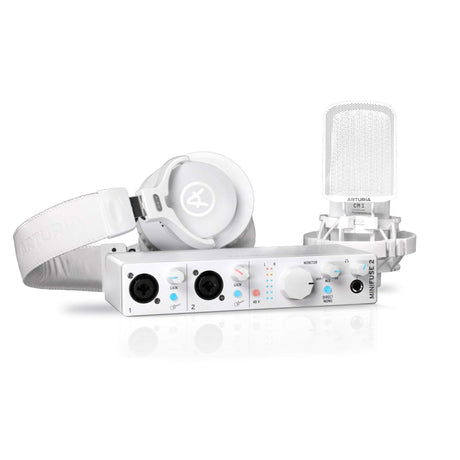 Arturia MiniFuse Recording Pack White Opnamepakket met Audio Interface