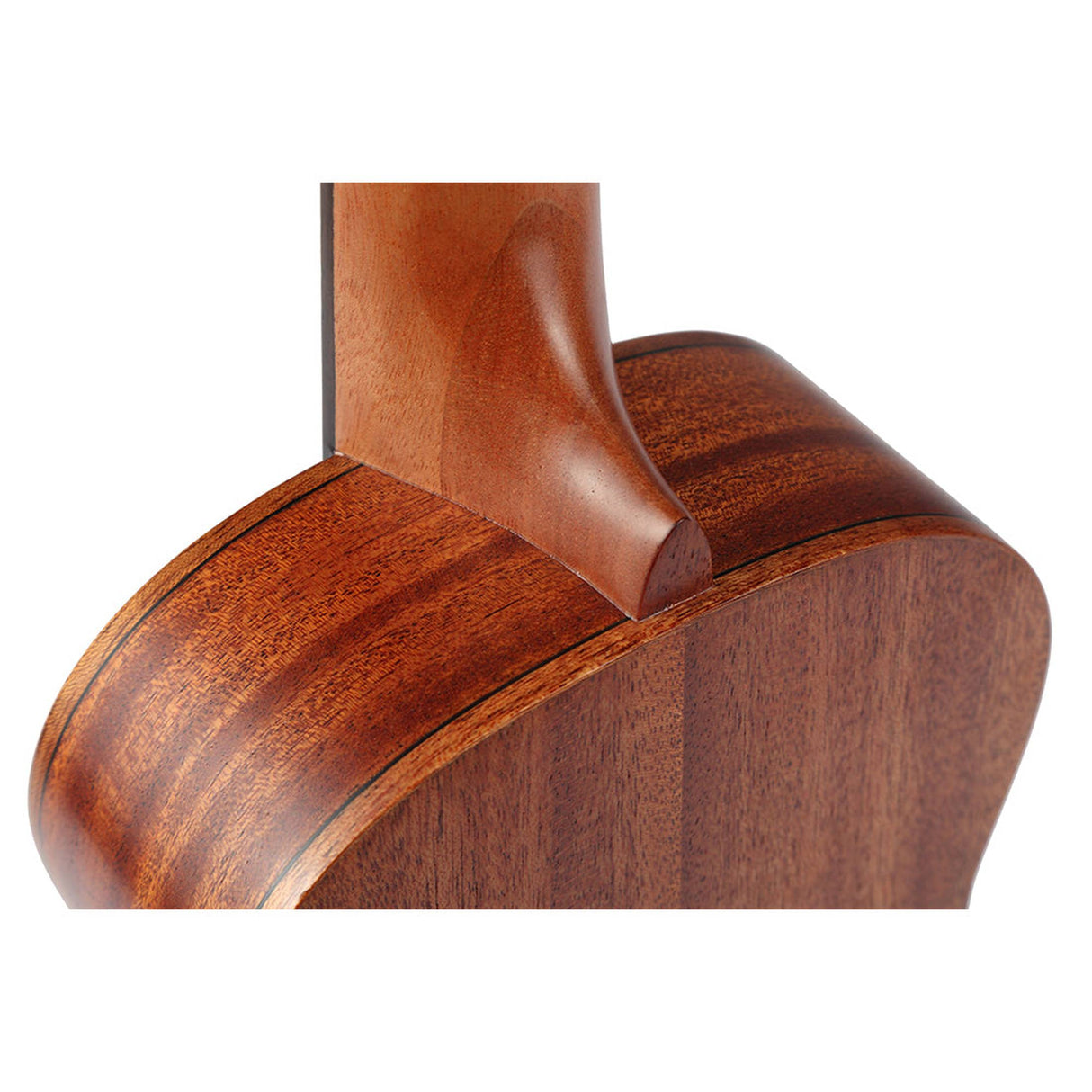 TOM 280 E Tenor Ukelele met Massief Sparren Bovenblad en Pickup Inclusief Luxe Hoes