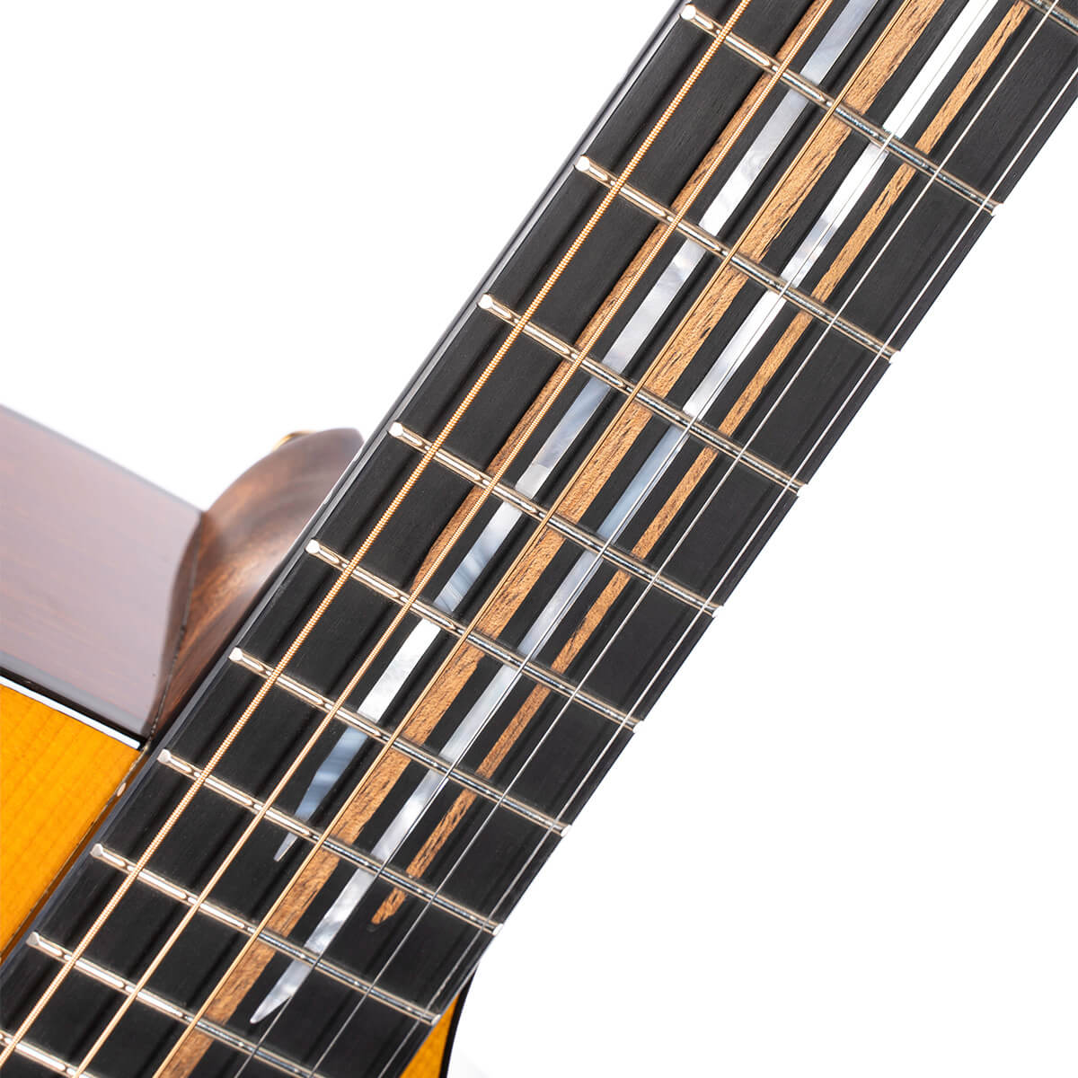 Cort Luxe II Frank Gambale Signature – Massieve Adirondack Top, Flamed Blackwood & Fishman Flex Blend