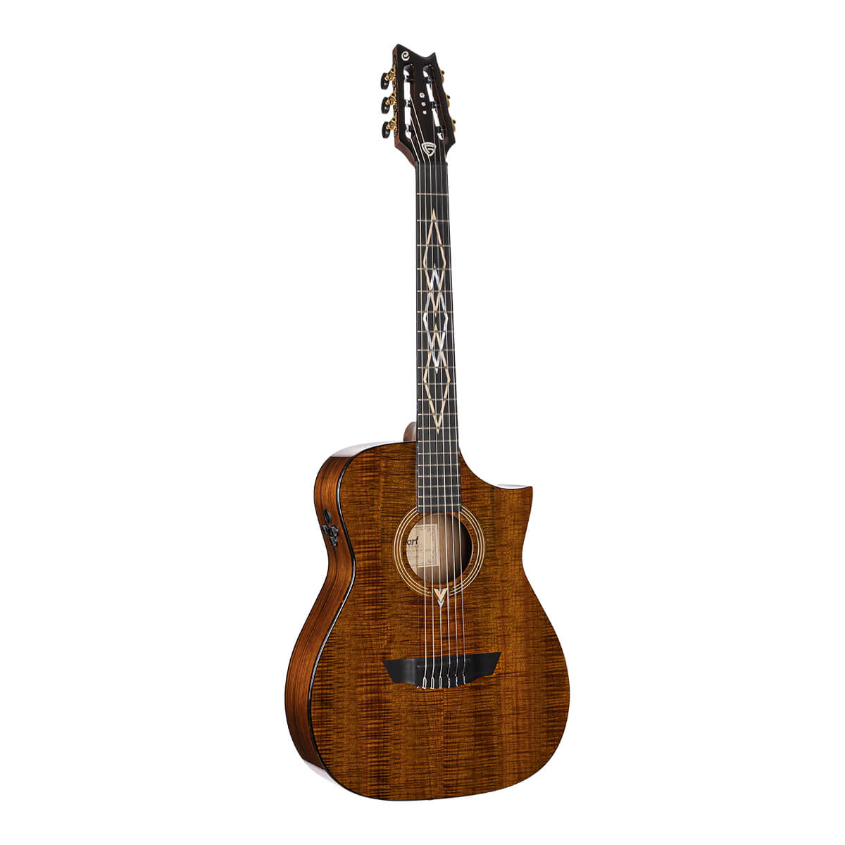 Cort Luxe Nylon Frank Gambale Signature – Massief Blackwood, Nylon Snaren & Fishman Flex Blend