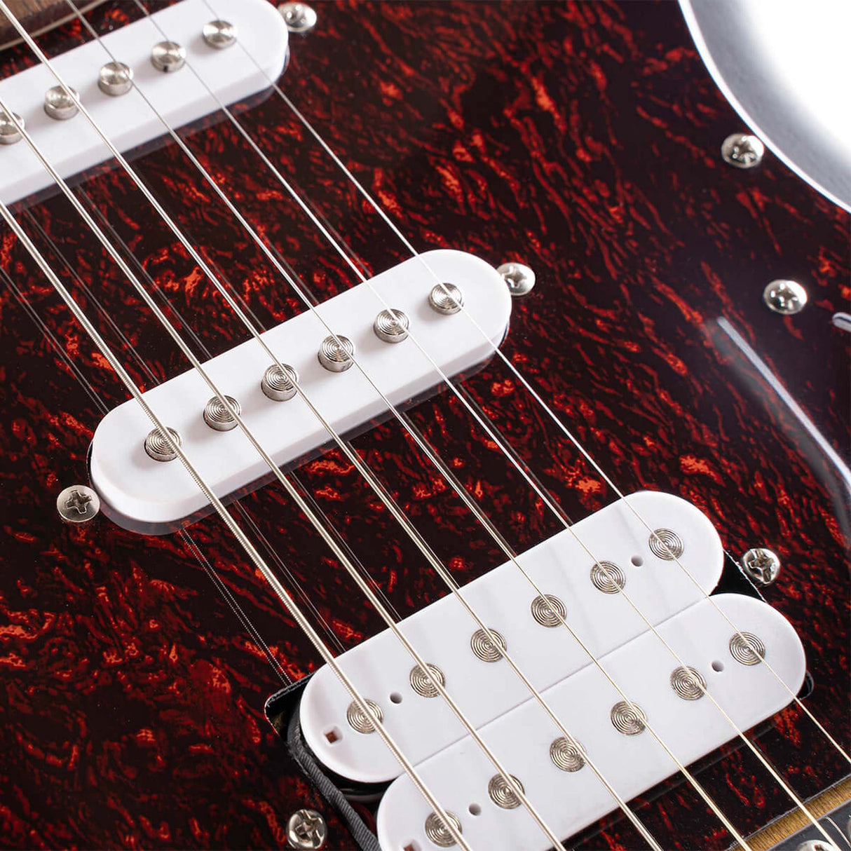 Cort G110 OPSB Elektrische Gitaar HSS Populier Open Pore Sunburst met Tremolo