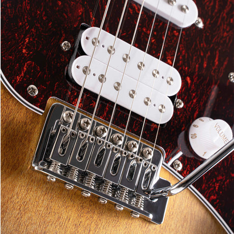 Cort G110 OPSB Elektrische Gitaar HSS Populier Open Pore Sunburst met Tremolo