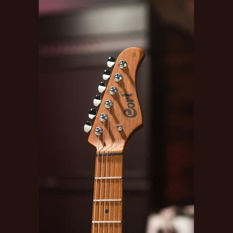 Cort G290 Modern PGR Elektrische Gitaar HSS Roasted Maple Pale Graphite met Seymour Duncan TB4