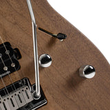 Cort G300 Raw NS Elektrische Gitaar HH Afrikaans Mahonie met Walnut Top Natural Satin en Seymour Duncan Pickups