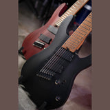 Cort KX307 Multi Scale OPBK 7-Snarige Elektrische Gitaar Mahonie Roasted Maple Open Pore Black