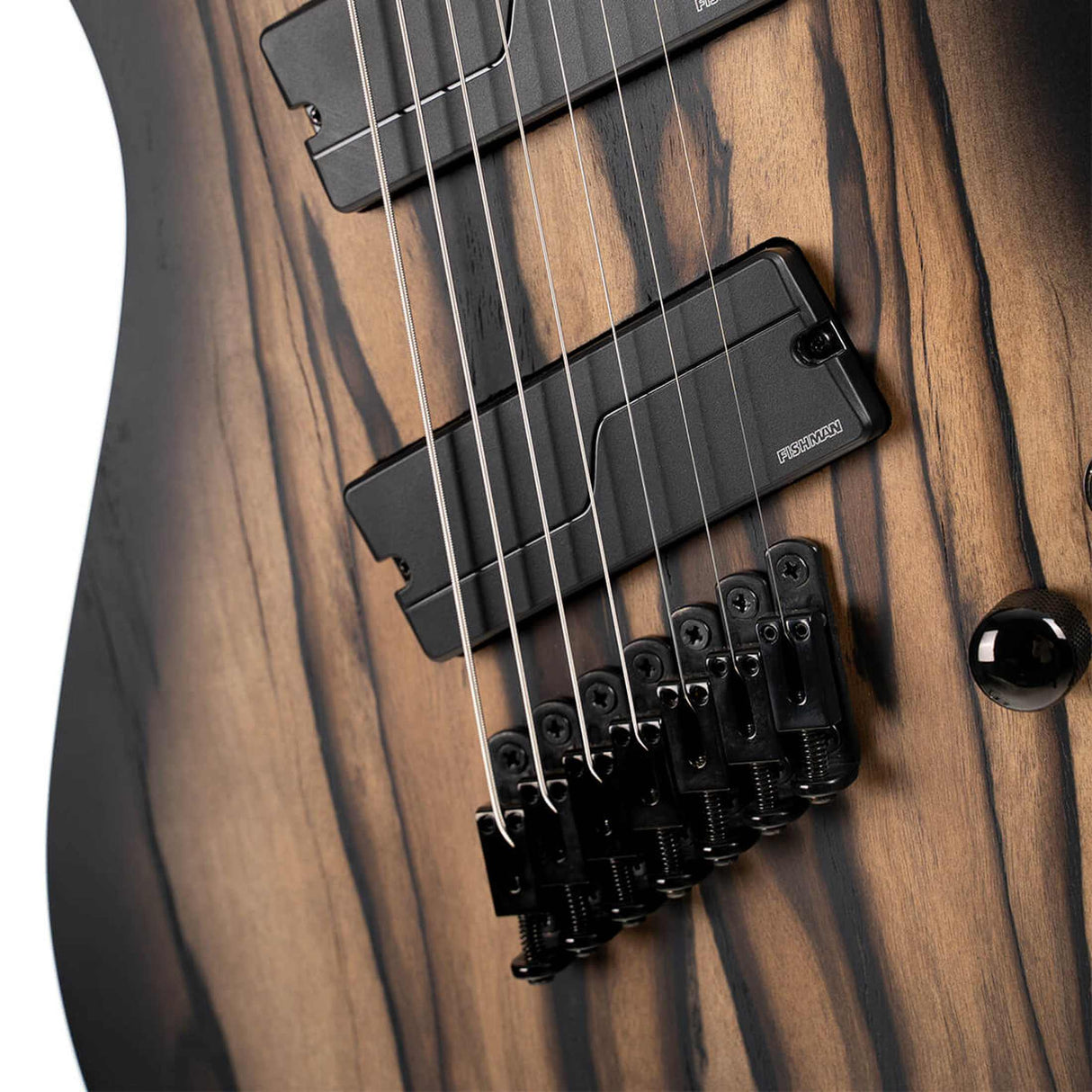 Cort KX507MS Pale Moon 7-snarige Multiscale Elektrische Gitaar Natural Black Burst