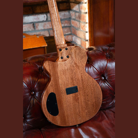 Cort Sunset Nylectric DLX TSB Nylon Elektrische Gitaar Solid Sitka Spruce met Flamed Maple Tobacco Sunburst