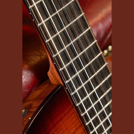 Cort Sunset Nylectric DLX TSB Nylon Elektrische Gitaar Solid Sitka Spruce met Flamed Maple Tobacco Sunburst