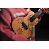 Kala mxmtoon Signature concert ukulele – Sparren bovenblad, mahonie, met custom gigbag