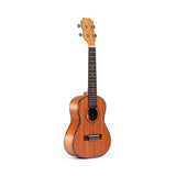 TOM 200 Concert Ukulele Massief Mahonie met Rosewood en Luxe Hoes