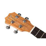 TOM 200 Concert Ukulele Massief Mahonie met Rosewood en Luxe Hoes