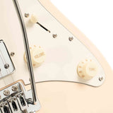 Cort G200SE ACR Elektrische Gitaar HSS Populier Roasted Maple Neck Antique Cream met Tremolo