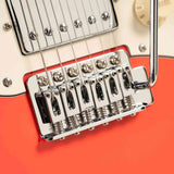 Cort G200SE SRD Elektrische Gitaar HSS Populier met Roasted Maple Hals Scarlet Red en Tremolo