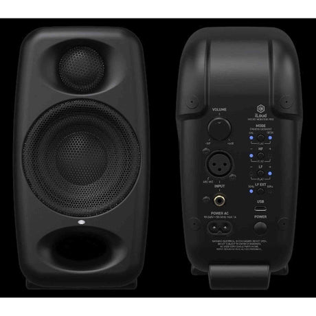 IK Multimedia iLoud Micro Monitor Pro Black Immersive Bundle 11-Delige Set Actieve 3 Inch Studio Monitors met ARC Correctie