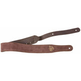 Flight S43 Brown Suede Ukulele Strap EU Handmade with Headstock Tie