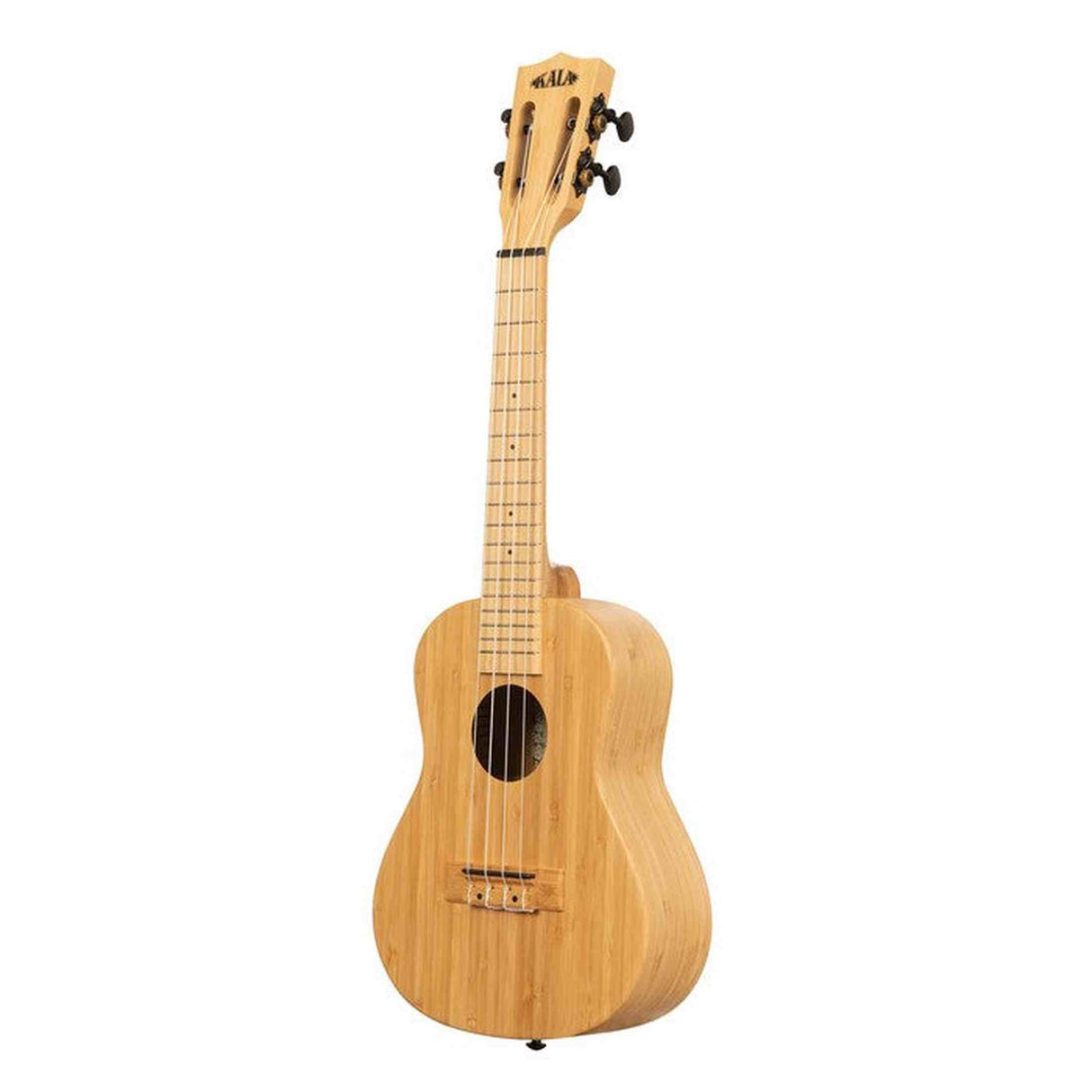 Kala All Solid Bamboo concert ukulele – Massief bamboe, duurzaam, met gigbag