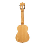 Kala All Solid Bamboo sopraan ukulele – Massief bamboe, lichtgewicht, met gigbag
