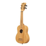 Kala All Solid Bamboo sopraan ukulele – Massief bamboe, lichtgewicht, met gigbag