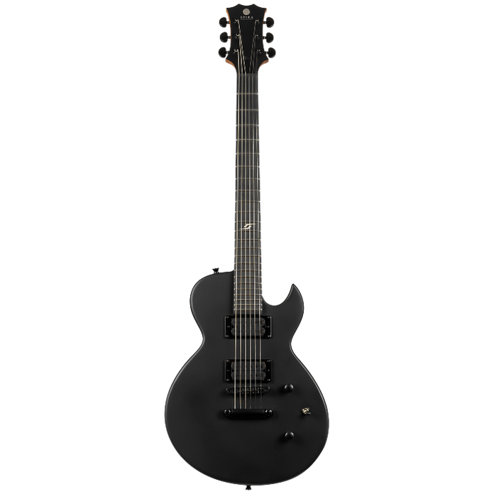 Spira Guitars L-400 MBK Satin Black elektrische gitaar