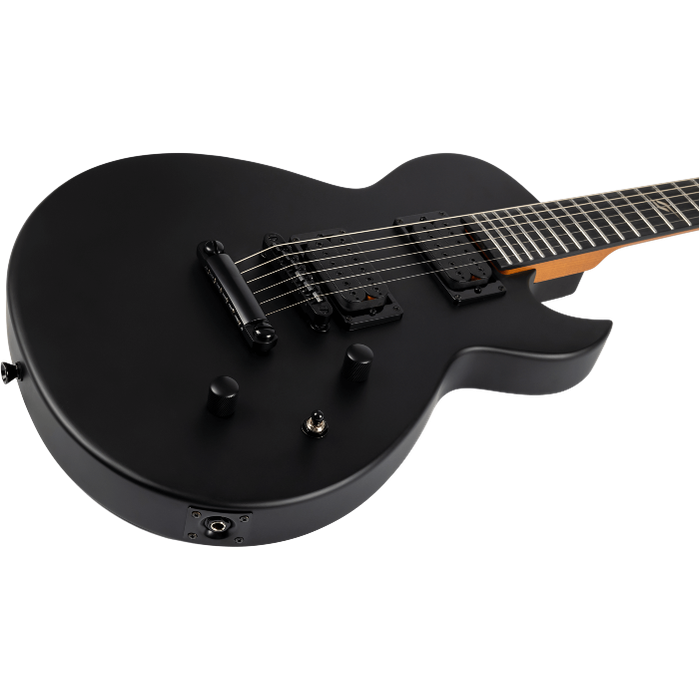 Spira Guitars L-400 MBK Satin Black elektrische gitaar