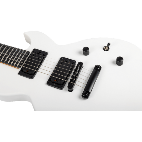 Spira Guitars L-400 MWH Satin White elektrische gitaar LP model