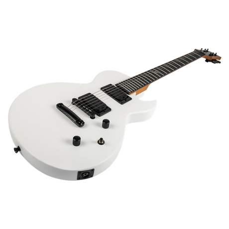 Spira Guitars L-400 MWH Satin White elektrische gitaar LP model
