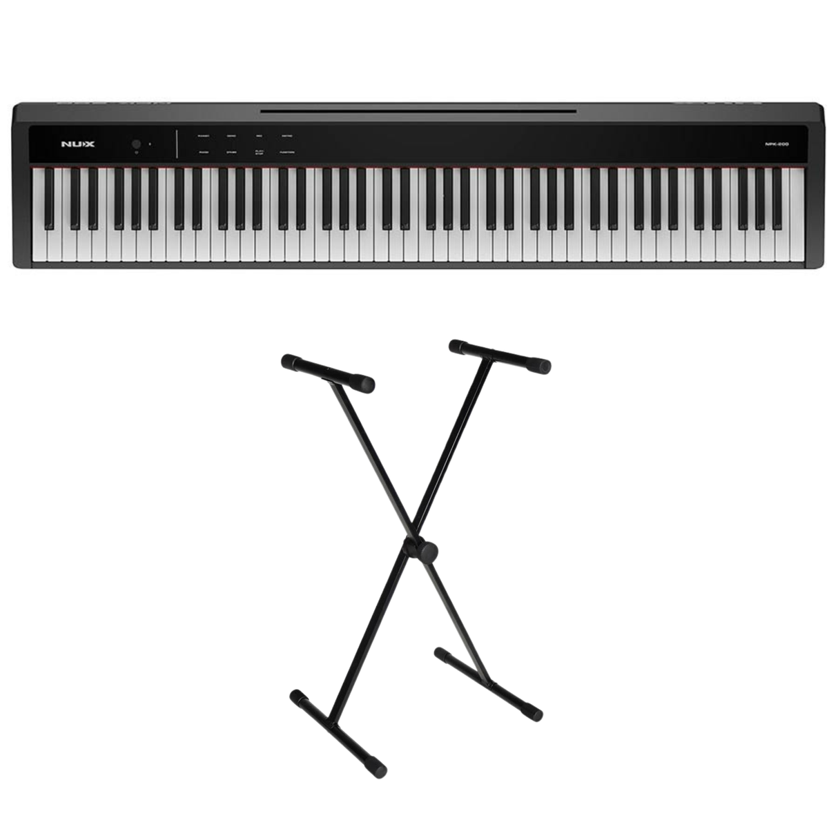 NUX NPK-200/BK Stage Piano Set met Standaard - 88 toetsen