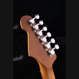 Patina PS-3 OW S-style Elektrische Gitaar SSS Alnico V Nitro Paulownia Body Roasted Maple Hals Olympic White