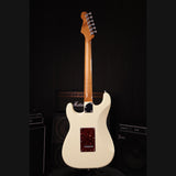 Patina PS-4 OW S-style Elektrische Gitaar HSS Alnico V Nitro Paulownia Body Roasted Maple Hals Olympic White