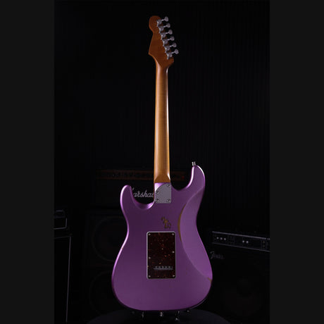 Patina PS-7 PP R S-style Elektrische Gitaar HSS Alnico V Nitro Relic Paulownia Body Roasted Maple Hals Paars