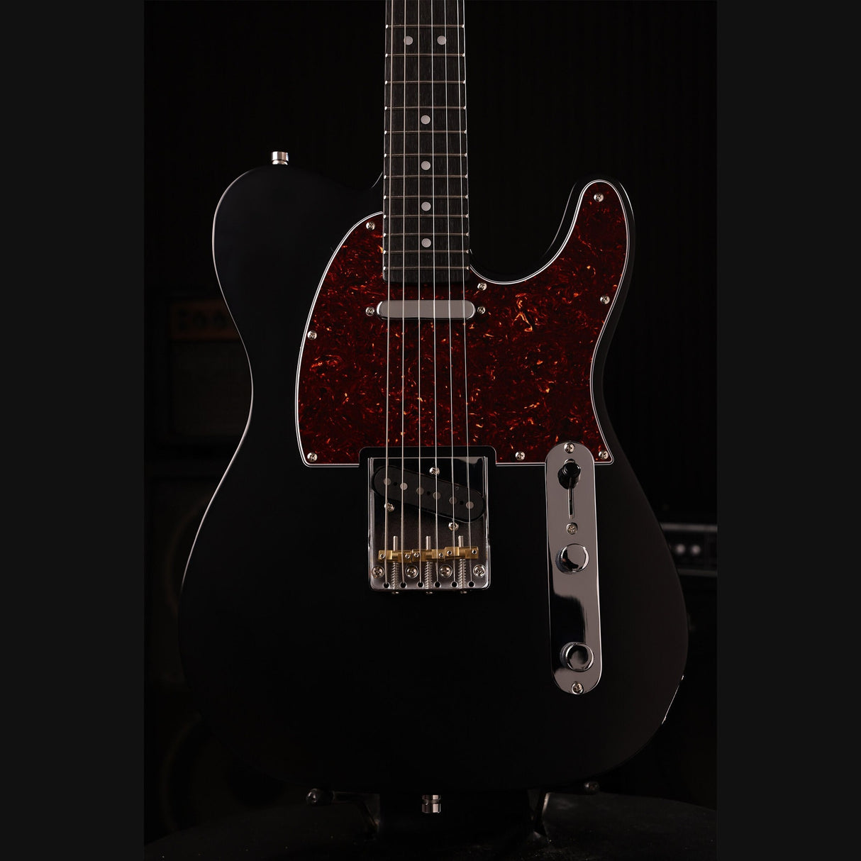 Patina PT-3 BK T-style Elektrische Gitaar SS Alnico V Nitro Paulownia Body Roasted Maple Hals Zwart