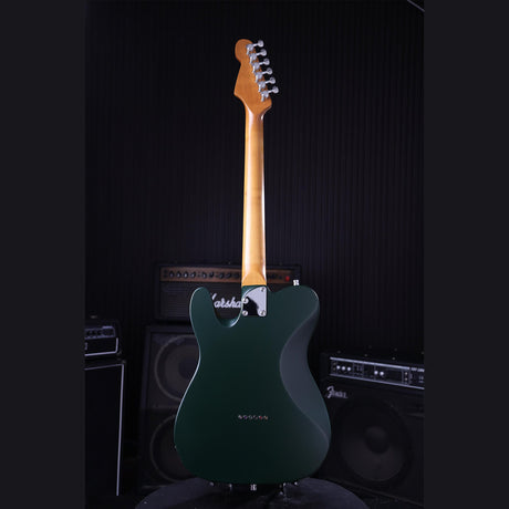 Patina PT-3 SGR T-style Elektrische Gitaar SS Alnico V Nitro Paulownia Body Roasted Maple Hals Sherwood Green