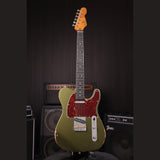 Patina PT-6 SGR R T-style Elektrische Gitaar SS Alnico V Nitro Relic Paulownia Body Roasted Maple Hals Sherwood Green