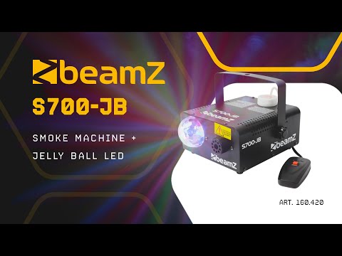 beamZ S700-JB Smoke Machine 700W with Jelly Ball RGB LED and Dual Remote Control 