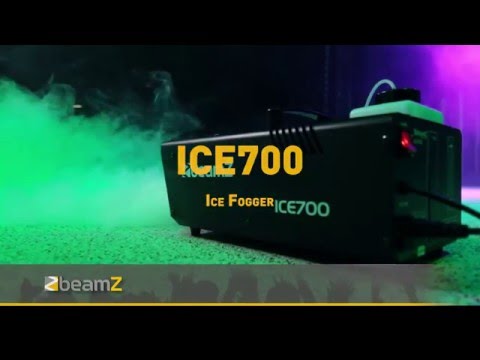 beamZ ICE700 Ice Smoke Machine 700W with Low-Hanging Fog and 1.2L Tank