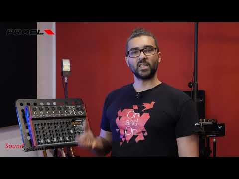 Proel PLAYMIX10 10-channel mixer with DSP, USB and Bluetooth