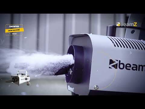 beamZ SNOW900 Snow Machine 900W with 1L Tank and Remote Control 