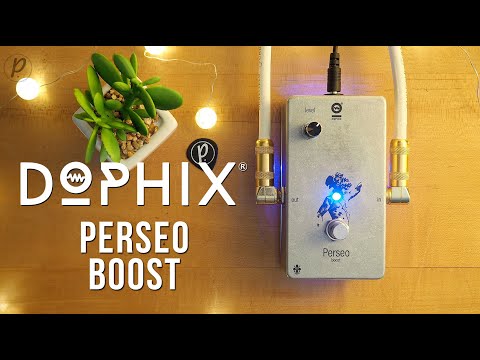 Dophix Perseo Boost pedaal, analoog, 20dB boost, true bypass, 9V