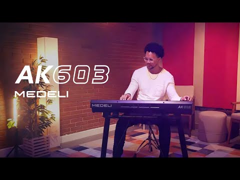 Medeli AK603 Digitaal Workstation – 61 Aanslaggevoelige Toetsen en 750 klanken