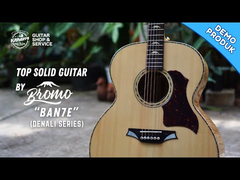 Bromo BAN7E Danali Series Jumbo acoustic guitar sollid