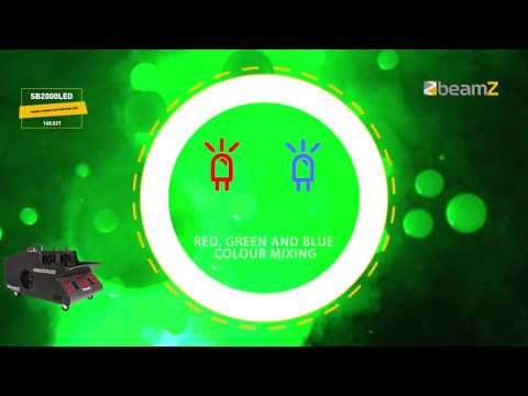 beamZ SB2000LED Rook- & Bellenblaasmachine 2000W met RGB LED’s en DMX