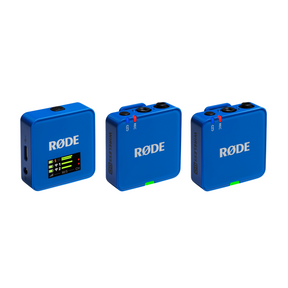 RØDE Wireless GO Gen 3 Cobalt draadloos microfoonsysteem met 32 bit float en 260 m bereik
